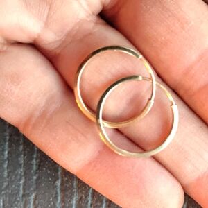 Elegant Gold Hoop Earrings